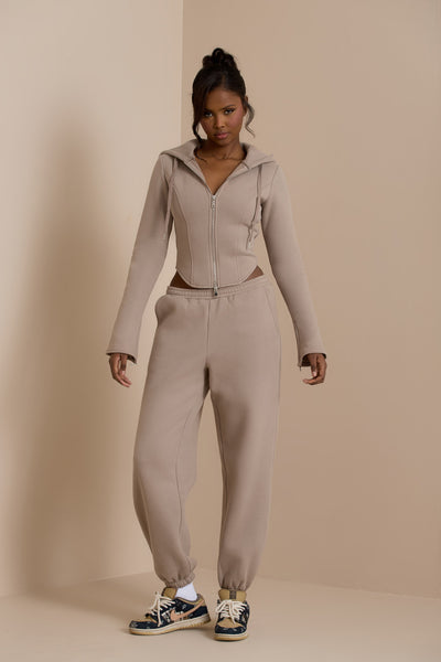 EVERYDAY LOUNGE CUFFED JOGGER | MOCHA