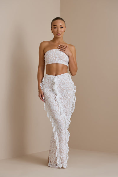 ARIEL CO-ORD | WHITE LACE