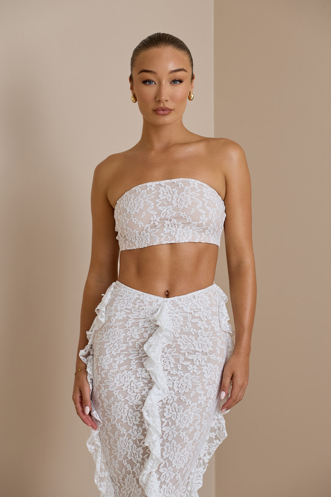 ARIEL CO-ORD | WHITE LACE