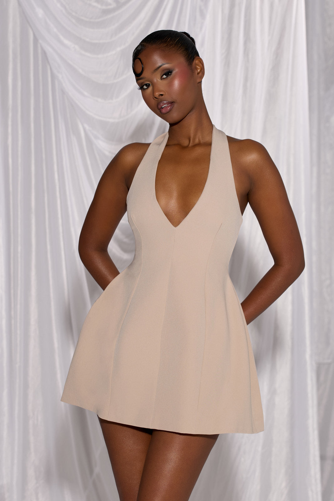 TAYLOR DRESS | TAUPE