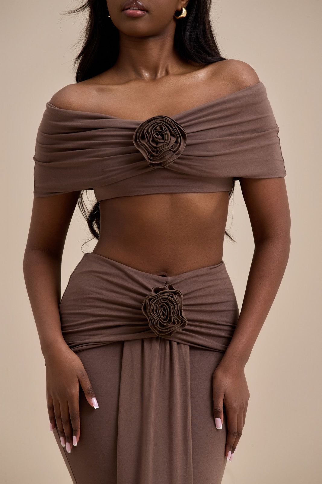 BELLE BARDOT CROP TOP | CHOC